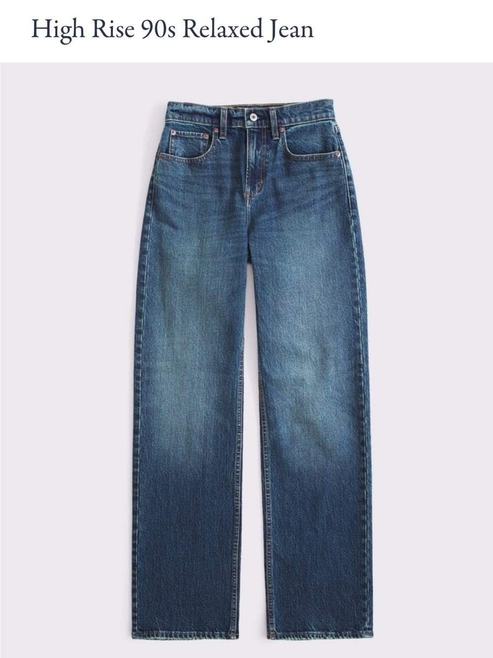 Abercrombie & Fitch Jeans in Dark Blue Wash
